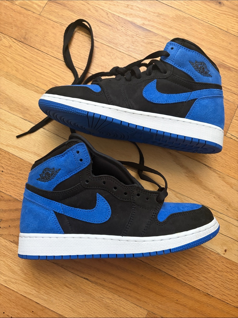 jordan retro 1 hi royal suede sz 6y